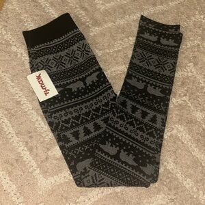 Brand new fleece lined leggings size XS/S